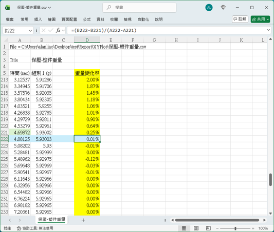 RE: 請問計算參數→預測澆口固化時間條件,塑件重量變化率計算依據是什麼?