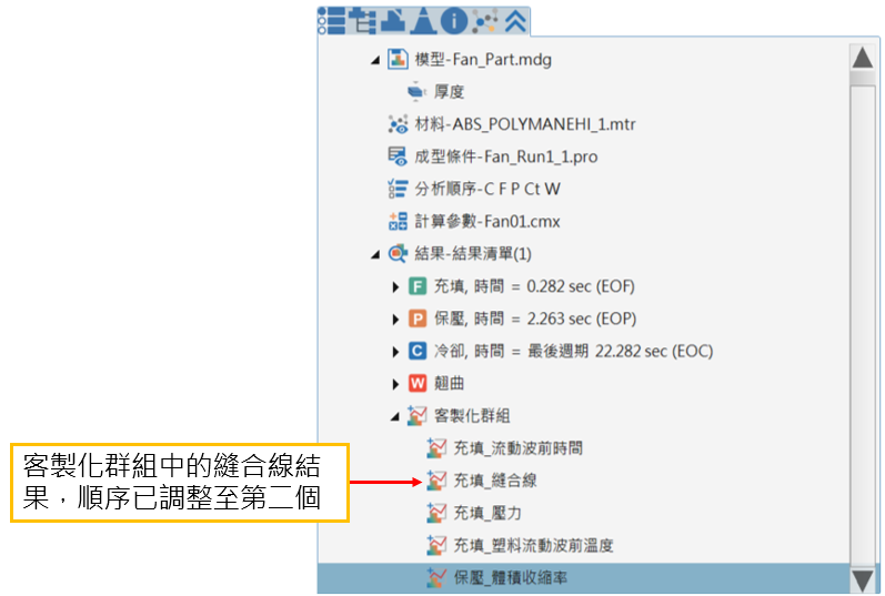 RE: 如何調整客製化群組結果項目順序